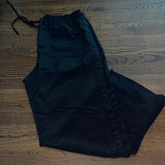 Womens satin like Black Pants - Picture 1 of 1